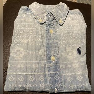 Boy’s Ralph Lauren Light Blue Textured Shirt